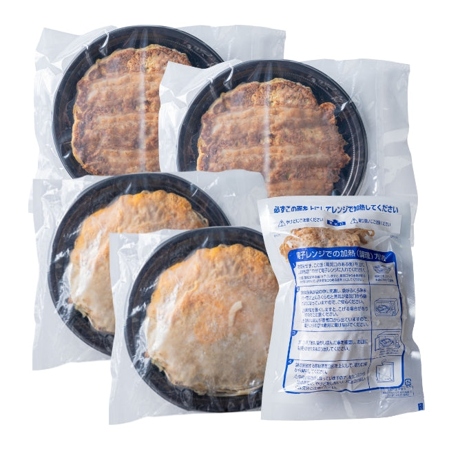 お好み焼き食べ比べセット① 豚玉 三津浜1枚 関西2枚 広島2枚 オリジナルソース500ml×1本